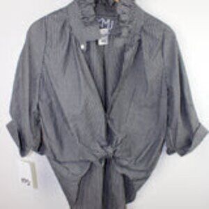 KMJ Southern Lover, grey & white stripe, XS, NWT